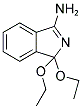 1,1-DIETHOXY-1H-ISOINDOL-3-AMINE 结构式