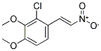 1,2-DIMETHOXY-3-CHLORO-4-(2-NITROVINYL)BENZENE 结构式