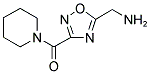 ([3-(PIPERIDIN-1-YLCARBONYL)-1,2,4-OXADIAZOL-5-YL]METHYL)AMINE 结构式