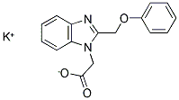 POTASSIUM [2-(PHENOXYMETHYL)-1H-BENZIMIDAZOL-1-YL]ACETATE 结构式