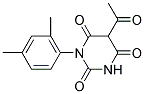 5-ACETYL-1-(2,4-DIMETHYLPHENYL)PYRIMIDINE-2,4,6(1H,3H,5H)-TRIONE 结构式