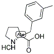 (R)-2-(3-甲基苄基)吡咯烷-2-羧酸盐酸盐 结构式