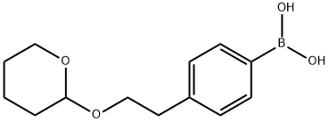 (4-(2-((Tetrahydro-2H-pyran-2-yl)oxy)ethyl)phenyl)boronicacid