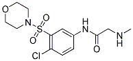 N-[4-CHLORO-3-(MORPHOLIN-4-YLSULFONYL)PHENYL]-2-(METHYLAMINO)ACETAMIDE 结构式