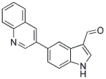 5-(3-QUINOLINYL)-1H-INDOLE-3-CARBALDEHYDE 结构式