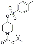 4-(TOLUENE-4-SULFONYLOXY)-PIPERIDINE-1-CARBOXYLIC ACID TERT-BUTYL ESTER 结构式