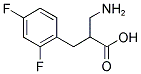 2-AMINOMETHYL-3-(2,4-DIFLUORO-PHENYL)-PROPIONIC ACID 结构式