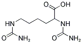 2,6-BIS[(AMINOCARBONYL)AMINO]HEXANOIC ACID 结构式