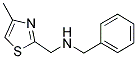 BENZYL-(4-METHYL-THIAZOL-2-YLMETHYL)-AMINE 结构式