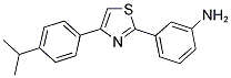 3-[4-(4-ISOPROPYL-PHENYL)-THIAZOL-2-YL]-PHENYLAMINE 结构式