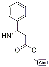 (S)-Ethyl 3-(methylamino)-3-phenylpropanoate 结构式