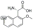 (S)-AMINO-(2-METHOXY-NAPHTHALEN-1-YL)-ACETIC ACID 结构式