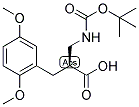 (S)-2-(TERT-BUTOXYCARBONYLAMINO-METHYL)-3-(2,5-DIMETHOXY-PHENYL)-PROPIONIC ACID 结构式