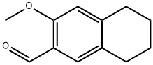 3-甲氧基-5,6,7,8-四氢-2-萘 结构式
