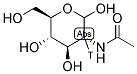 N-ACETYL-D-GLUCOSAMINE-2-H(3) 结构式