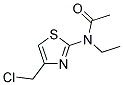 N-[4-(CHLOROMETHYL)-1,3-THIAZOL-2-YL]-N-ETHYLACETAMIDE 结构式