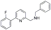 N-BENZYL(6-(2-FLUOROPHENYL)PYRIDIN-2-YL)METHANAMINE 结构式