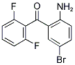 2-AMINO-5-BROMO-2',6'-DIFLUORO BENZOPHENONE 结构式