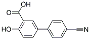 4'-CYANO-4-HYDROXY[1,1'-BIPHENYL]-3-CARBOXYLIC ACID 结构式
