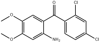 (2-AMINO-4,5-DIMETHOXY-PHENYL)-(2,4-DICHLORO-PHENYL)-METHANONE 结构式