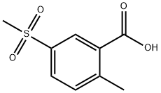 2-甲基-5-甲砜基苯甲酸 结构式