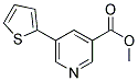 Methyl 5-(2-thienyl)nicotinate 结构式