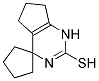 2-螺[3,5,6,7-四氢-1H-环戊烷并[E]嘧啶-4,1'-环戊烷]硫酮 结构式