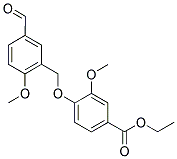 ETHYL 4-[(5-FORMYL-2-METHOXYBENZYL)OXY]-3-METHOXYBENZOATE 结构式