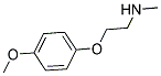 N-[2-(4-METHOXYPHENOXY)ETHYL]-N-METHYLAMINE 结构式