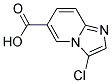 3-氯咪唑并[1,2-A]吡啶-6-羧酸 结构式