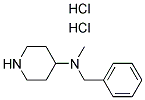 4-(N-METHYL-N-BENZYL)AMINO-PIPERIDINE DIHYDROCHLORIDE 结构式