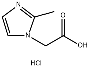 2-(2-甲基-1H-咪唑-1-基)乙酸盐酸盐 结构式