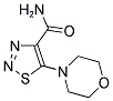 5-MORPHOLIN-4-YL-1,2,3-THIADIAZOLE-4-CARBOXAMIDE 结构式