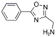 3-AMINOMETHYL-5-PHENYL-1,2,4-OXADIAZOLE 结构式