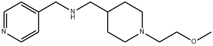 1-(1-(2-甲氧基乙基)哌啶-4-基)-N-(吡啶-4-基甲基)甲胺 结构式