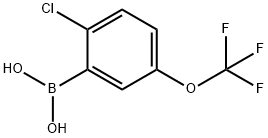 2-氯-5-三氟甲氧基苯硼酸 结构式