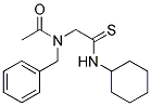 N-BENZYL-N-[2-(CYCLOHEXYLAMINO)-2-THIOXOETHYL]ACETAMIDE 结构式