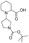 1-(1-TERT-BUTOXYCARBONYL-PYRROLIDIN-3-YL)-PIPERIDINE-2-CARBOXYLIC ACID 结构式