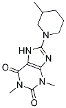 1,3-DIMETHYL-8-(3-METHYLPIPERIDIN-1-YL)-3,7-DIHYDRO-1H-PURINE-2,6-DIONE 结构式