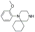 1-(2-Methoxyphenyl)-1,4-diazaspiro[5.5]undecane 结构式
