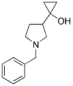1-(1-BENZYL-PYRROLIDIN-3-YL)-CYCLOPROPANOL 结构式