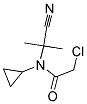 2-CHLORO-N-(1-CYANO-1-METHYLETHYL)-N-CYCLOPROPYLACETAMIDE 结构式