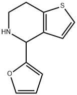 4-(呋喃-2-基)-4,5,6,7-四氢噻吩并[3,2-C]吡啶 结构式