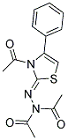 N-ACETYL-N'-[(2Z)-3-ACETYL-4-PHENYL-1,3-THIAZOL-2(3H)-YLIDENE]ACETOHYDRAZIDE 结构式
