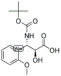 N-BOC-3-(S)-AMINO-2-(S)-HYDROXY-3-(2-METHOXY-PHENYL)-PROPIONIC ACID 结构式