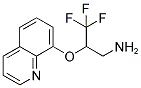 3,3,3-TRIFLUORO-2-(QUINOLIN-8-YLOXY)-PROPYLAMINE 结构式