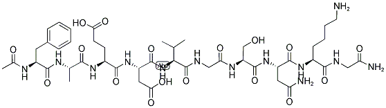 Ac-FAEDVGSNKG-NH2 结构式