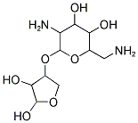 5-AMINO-2-AMINOMETHYL-6-(4,5-DIHYDROXY-TETRAHYDRO-FURAN-3-YLOXY)-TETRAHYDRO-PYRAN-3,4-DIOL 结构式