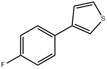 3-(4-FLUORO-PHENYL)-THIOPHENE 结构式