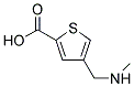 4-[(METHYLAMINO)METHYL]THIOPHENE-2-CARBOXYLIC ACID 结构式